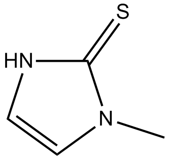 Methimazole Chemische Struktur