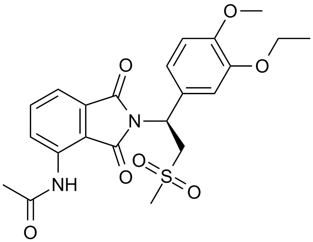 Apremilast (CC-10004)  Chemical Structure