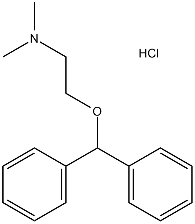 Diphenhydramine HCl Chemical Structure