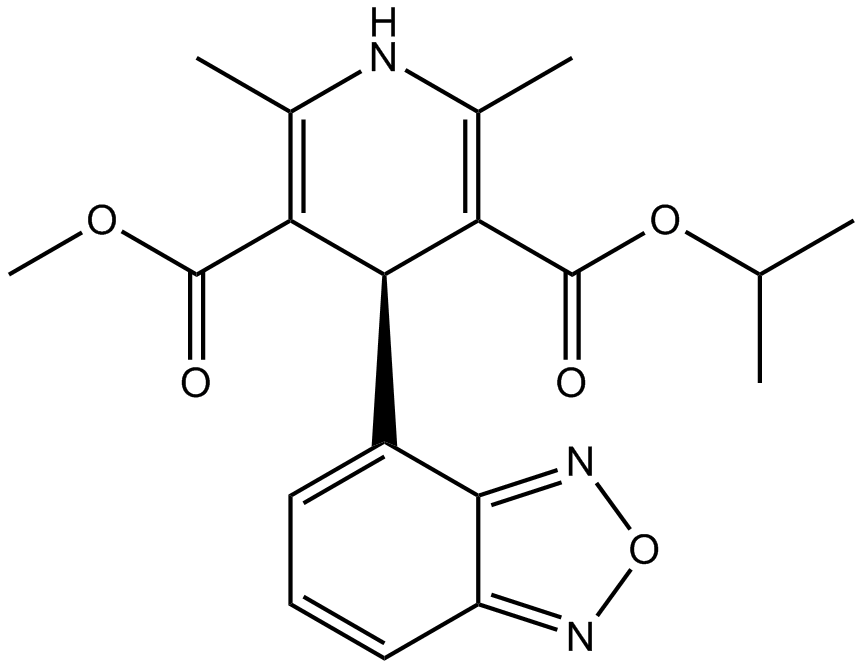 Isradipine (Dynacirc) Chemische Struktur