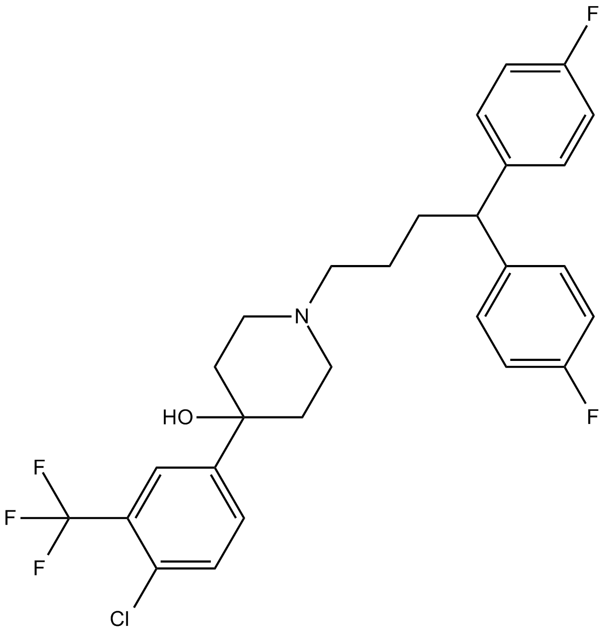 Penfluridol Chemische Struktur