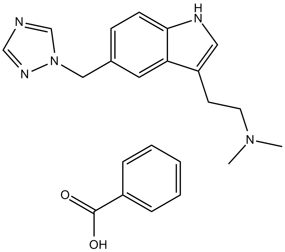 Rizatriptan Benzoate Chemische Struktur