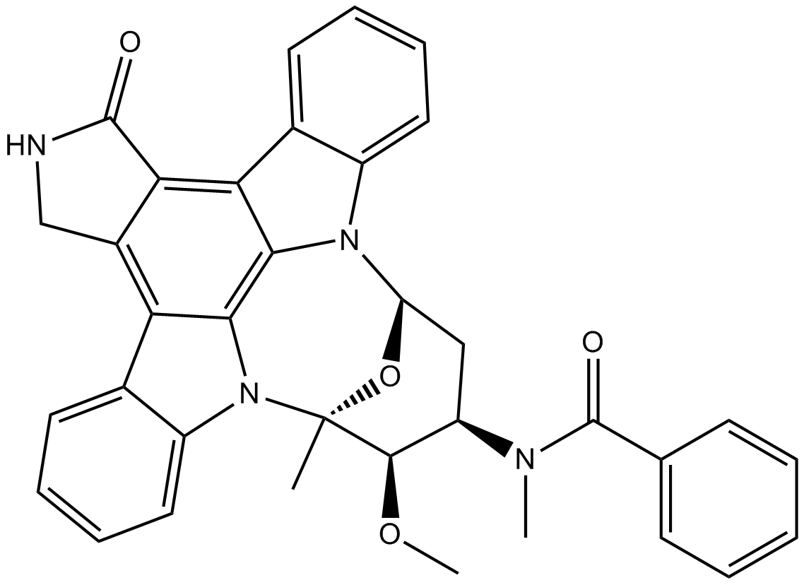 Midostaurin (PKC412) Chemical Structure