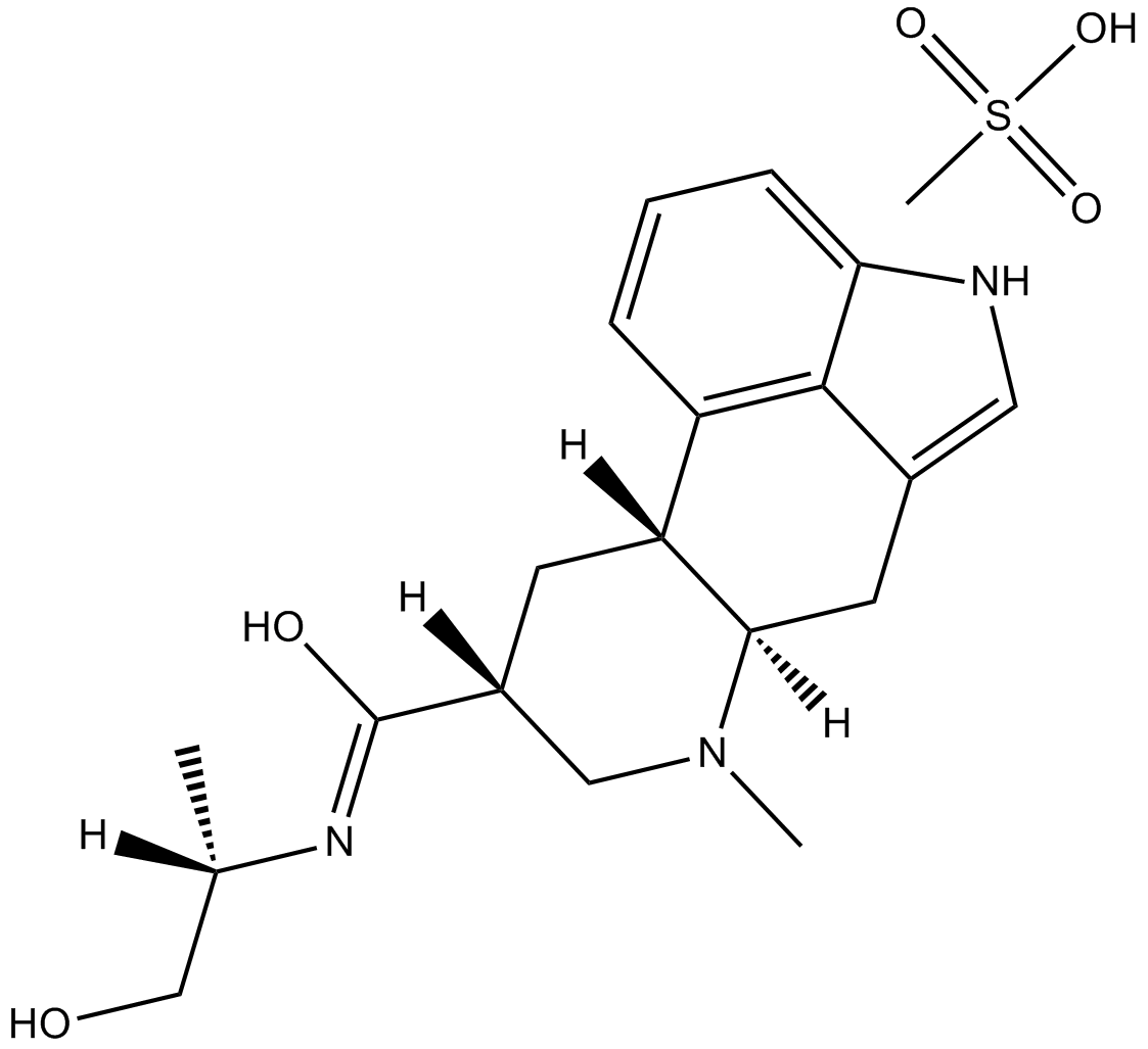 Dihydroergotoxine mesylate  Chemical Structure