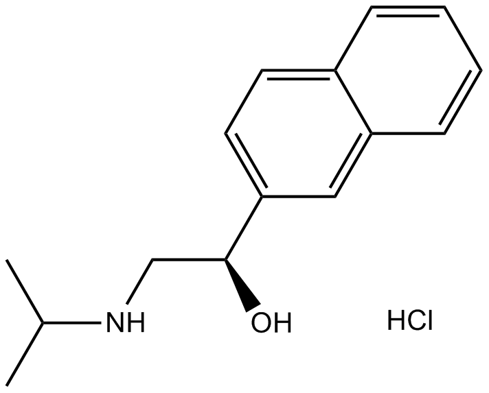 Pronethalol hydrochloride 化学構造