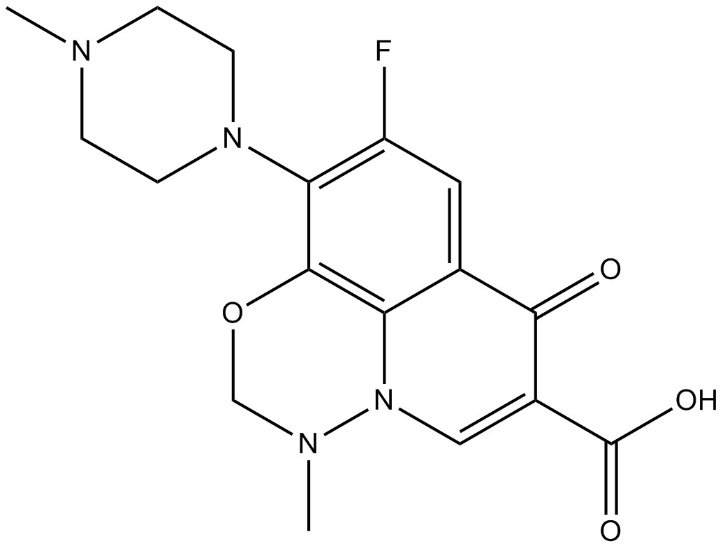 Marbofloxacin Chemische Struktur
