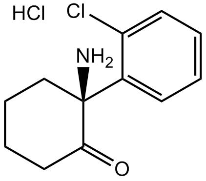 Norketamine hydrochloride 化学構造