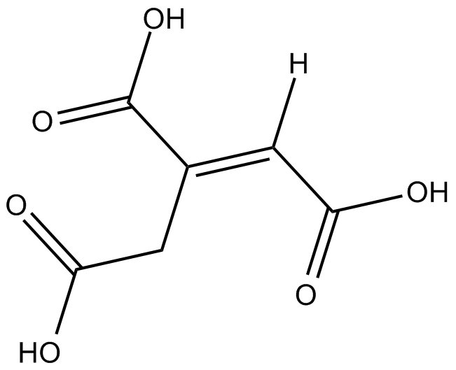 trans-Aconitic acid التركيب الكيميائي