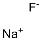 sodium fluoride  Chemische Struktur