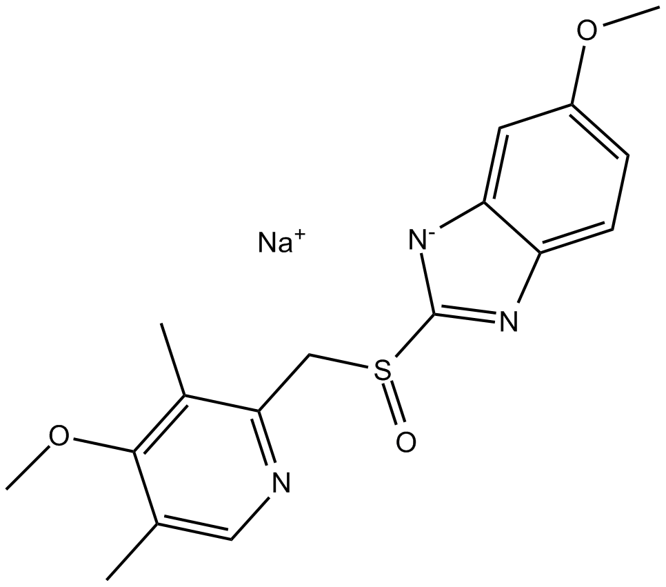 Esomeprazole Sodium  Chemical Structure