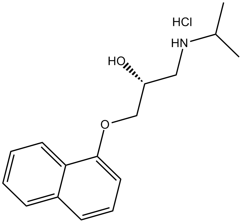 (R)-(+)-Propranolol hydrochloride  Chemical Structure