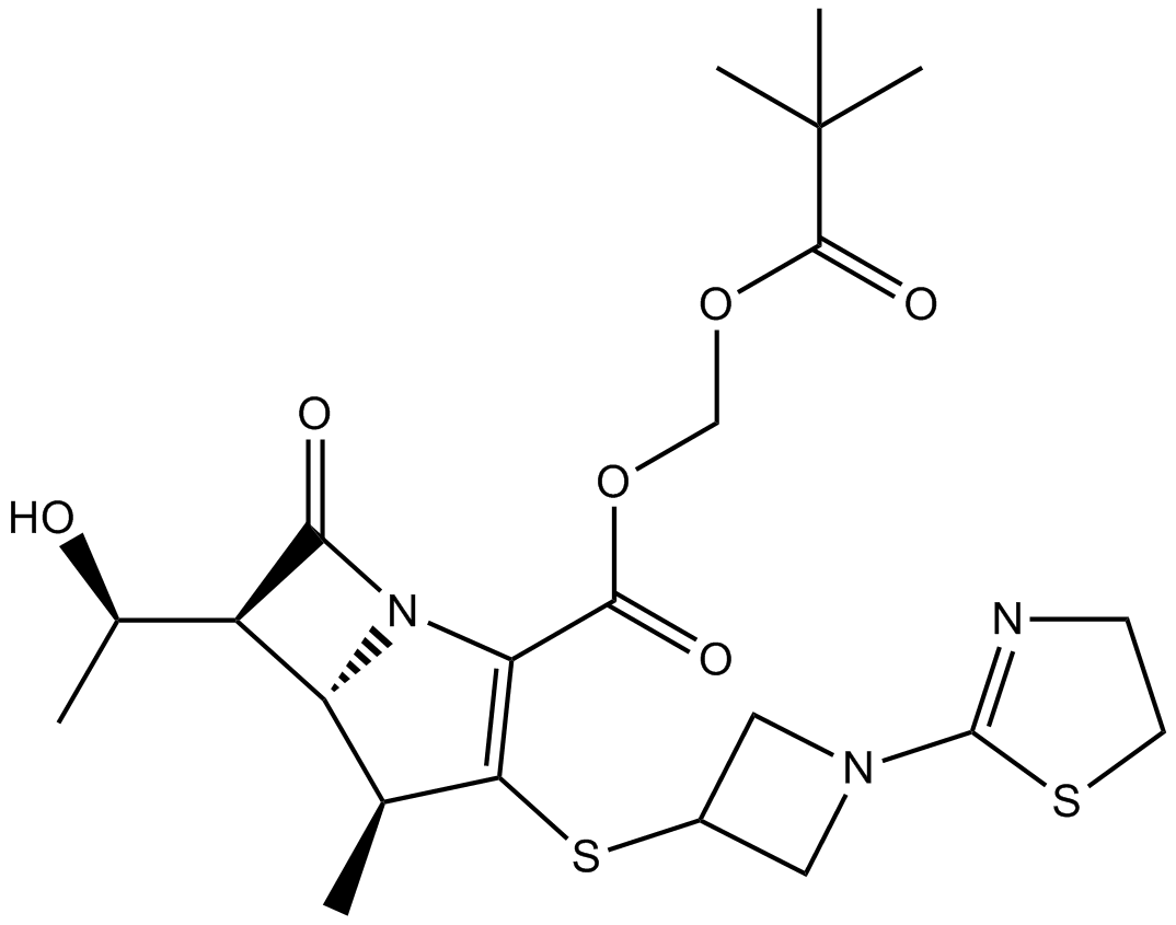 Tebipenempivoxil Chemical Structure