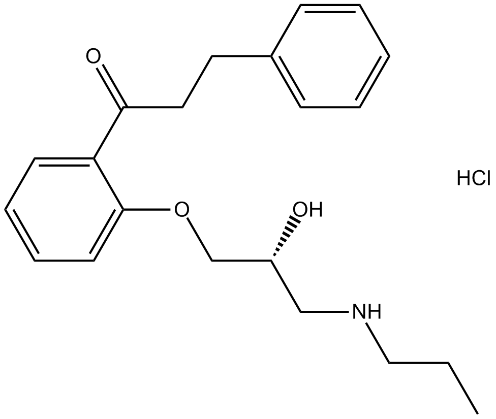 Propafenone HCl التركيب الكيميائي