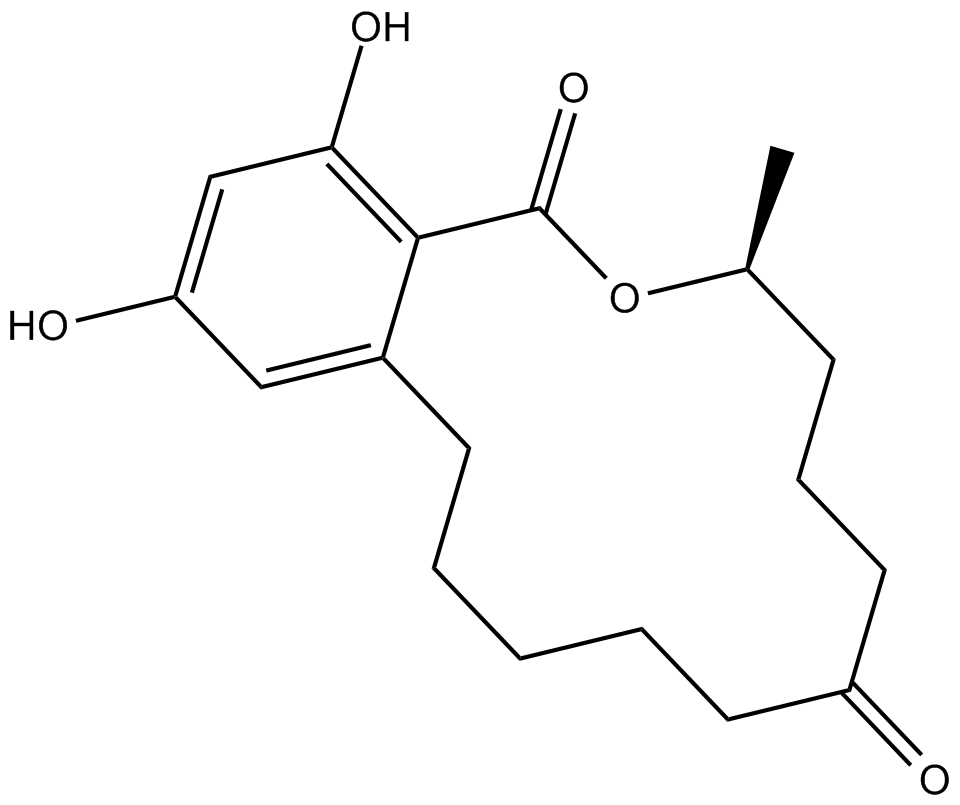 Zearalanone 化学構造