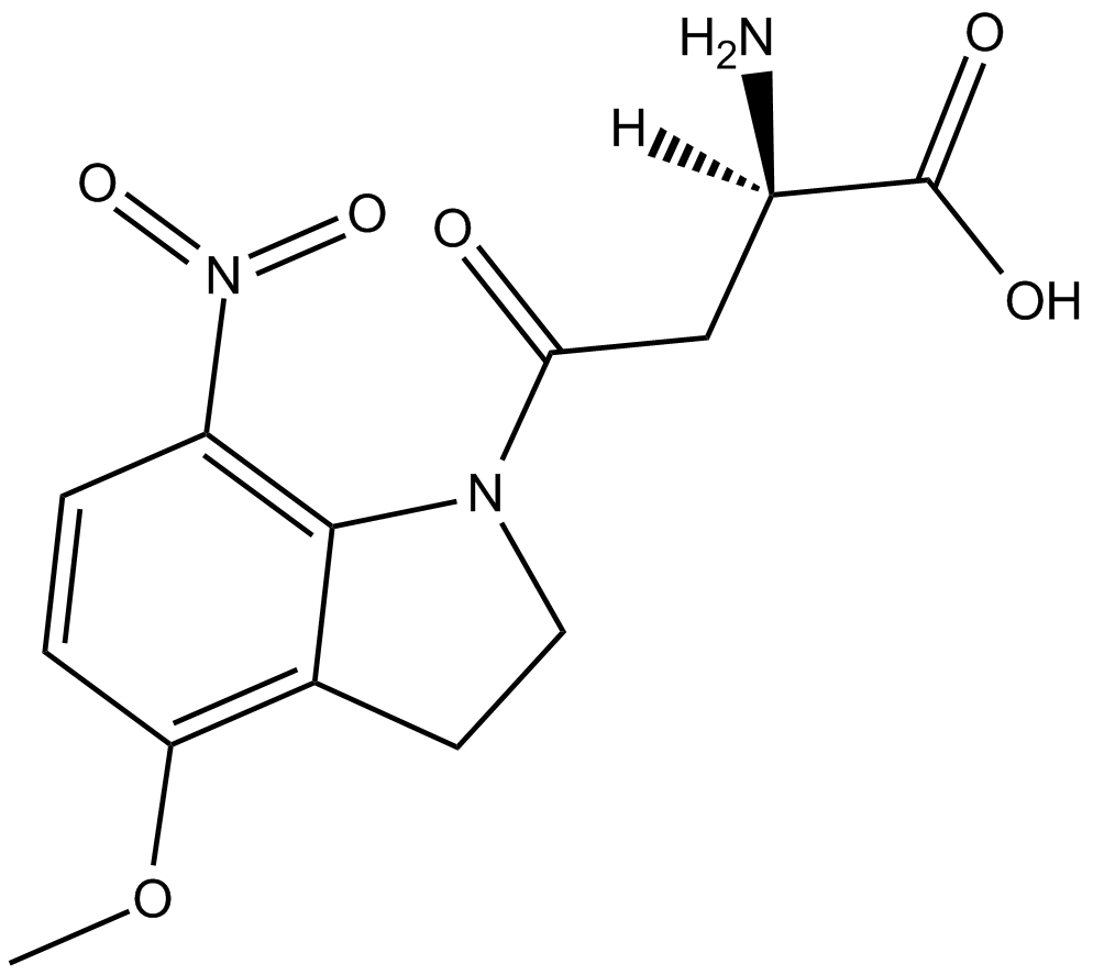 MNI-caged-D-aspartate Chemische Struktur