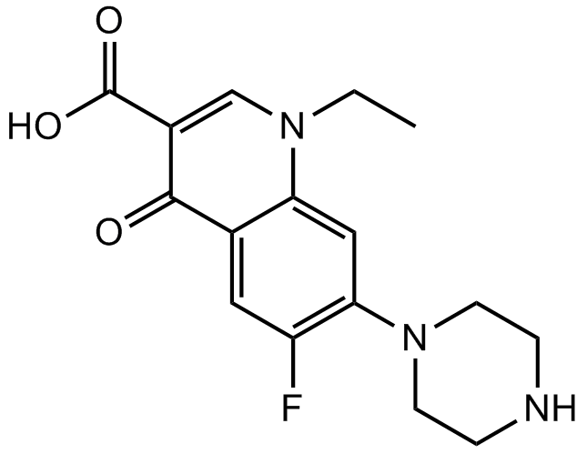 Norfloxacin 化学構造