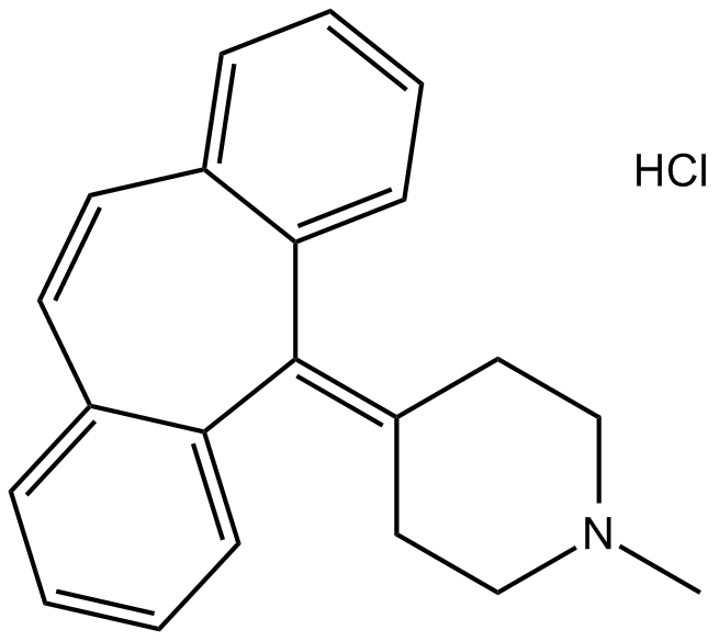 Cyproheptadine hydrochloride  Chemical Structure