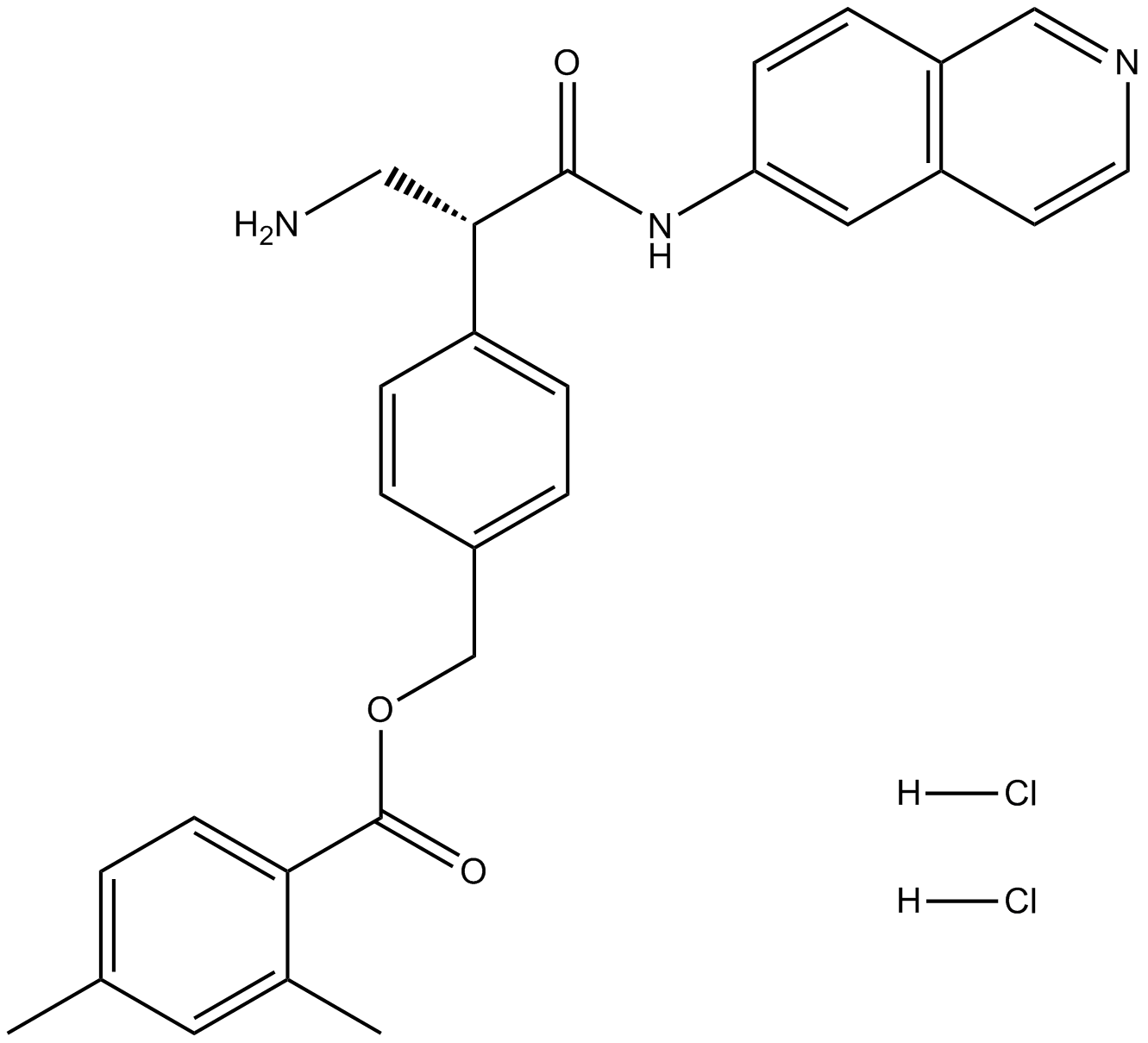 Netarsudil (AR-13324) Chemische Struktur