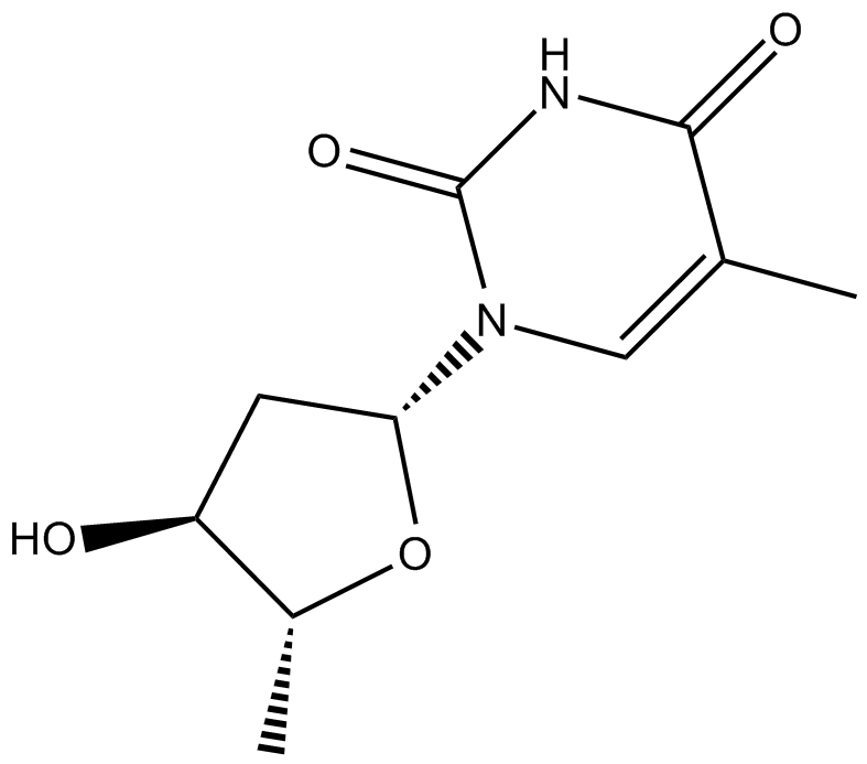 5'-deoxy Thymidine  Chemical Structure