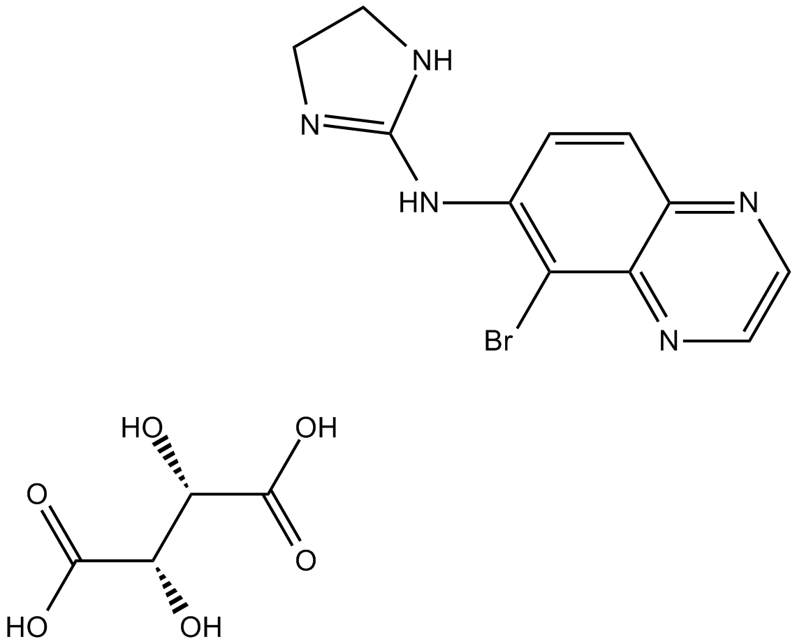 Brimonidine Tartrate التركيب الكيميائي