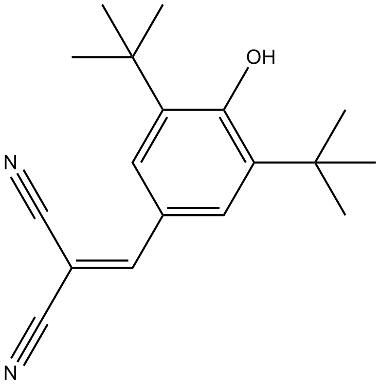 Tyrphostin 9 Chemische Struktur