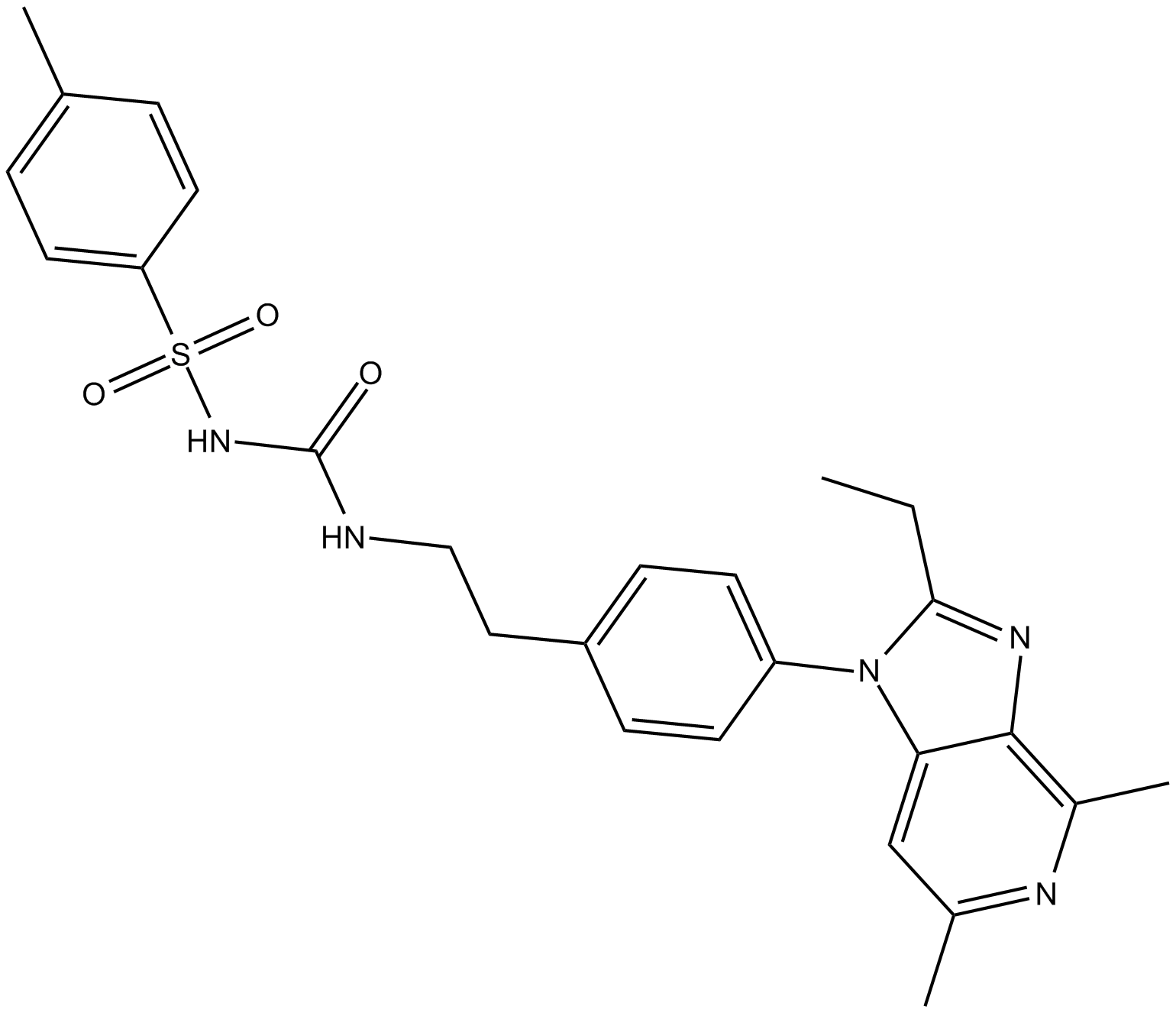 CJ-023423 التركيب الكيميائي