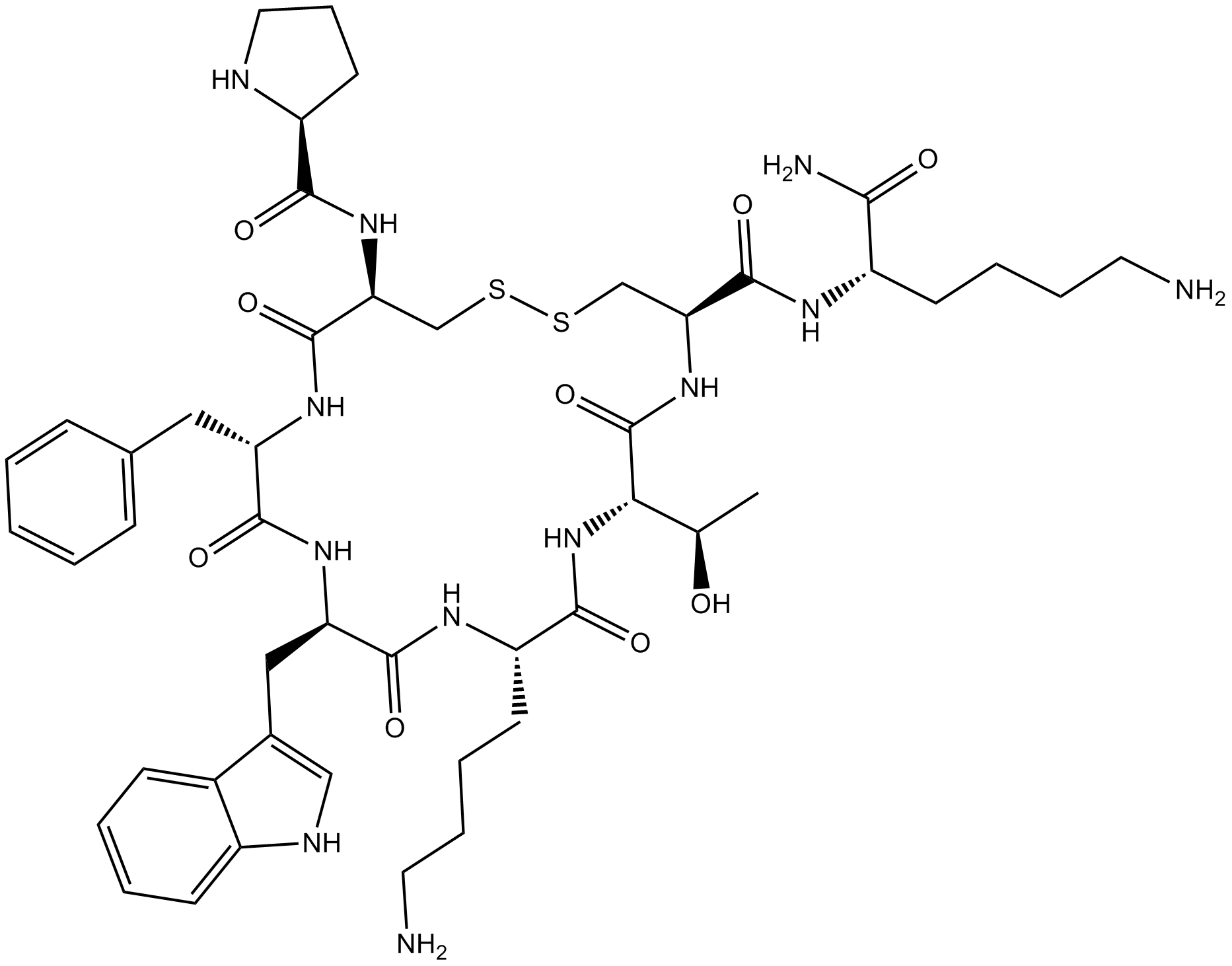 Cortistatin-8 化学構造