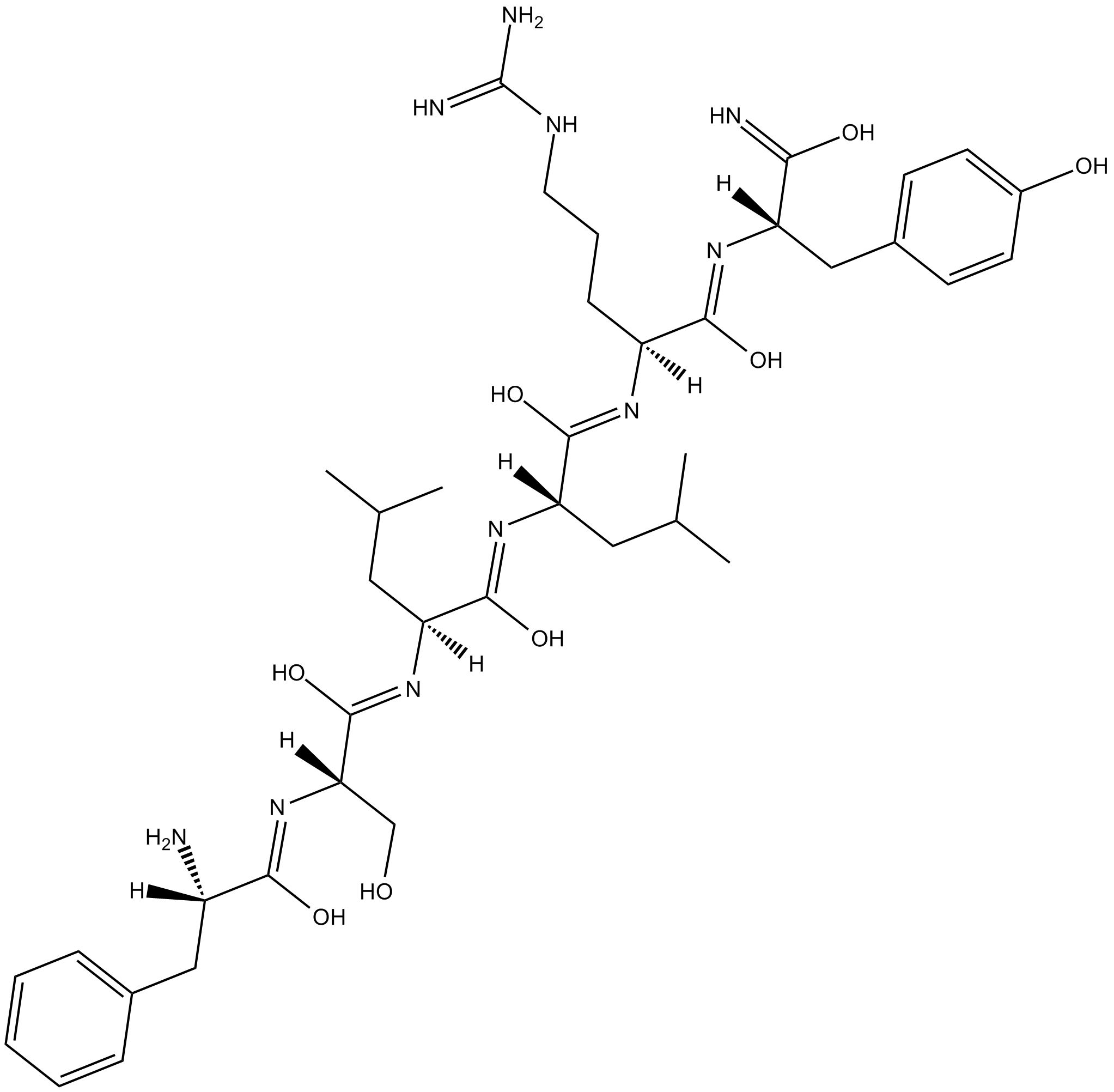 FSLLRY-NH2 化学構造