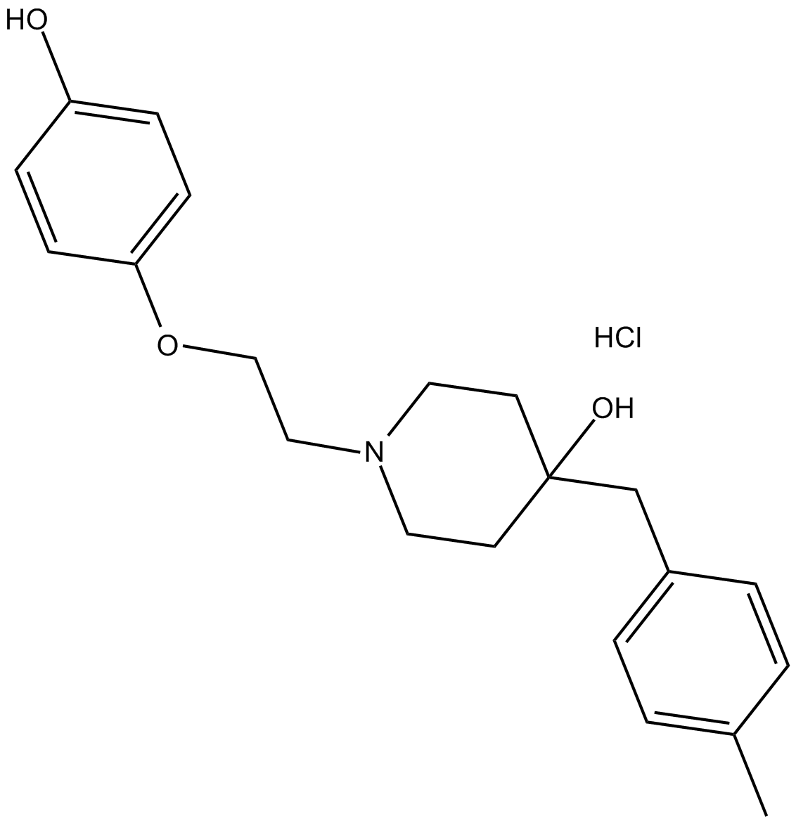 Co 101244 hydrochloride 化学構造