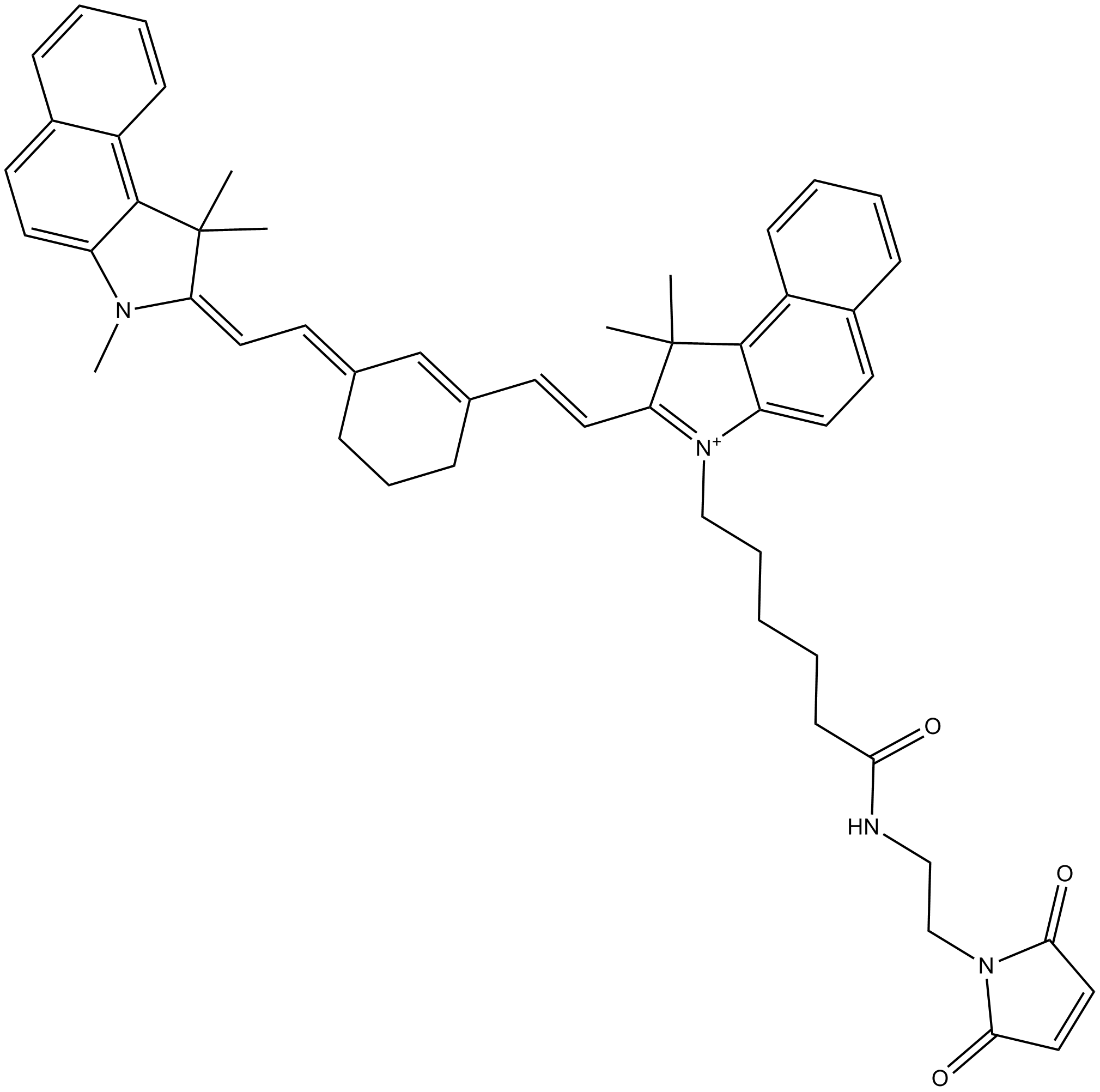 Cy7.5 maleimide(non-sulfonated) التركيب الكيميائي