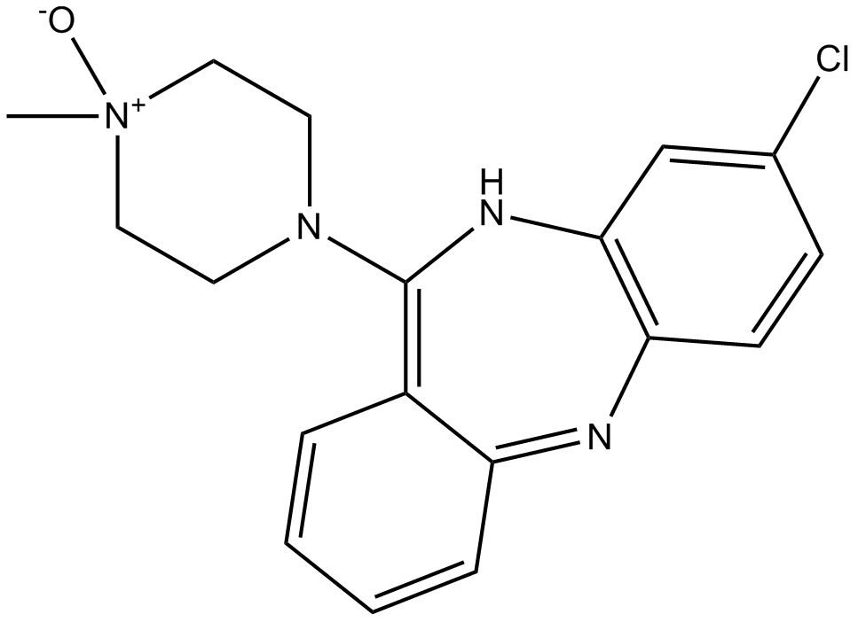 Clozapine N-oxide (CNO)  Chemical Structure
