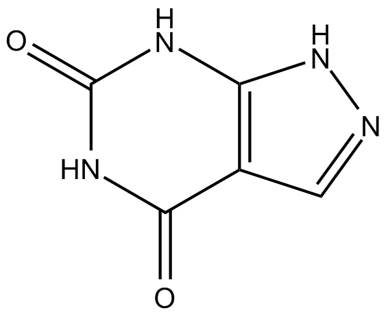 Oxipurinol التركيب الكيميائي