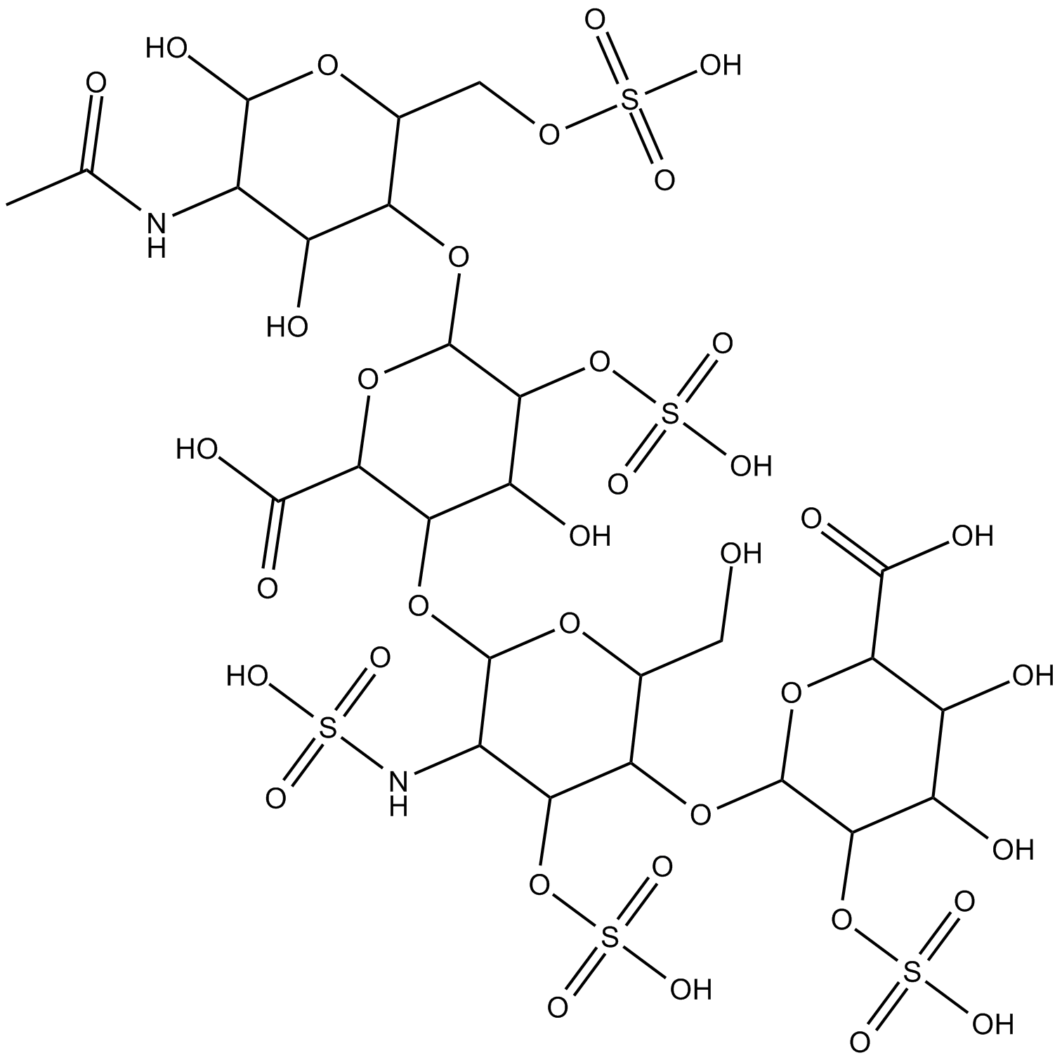 Heparin Chemical Structure