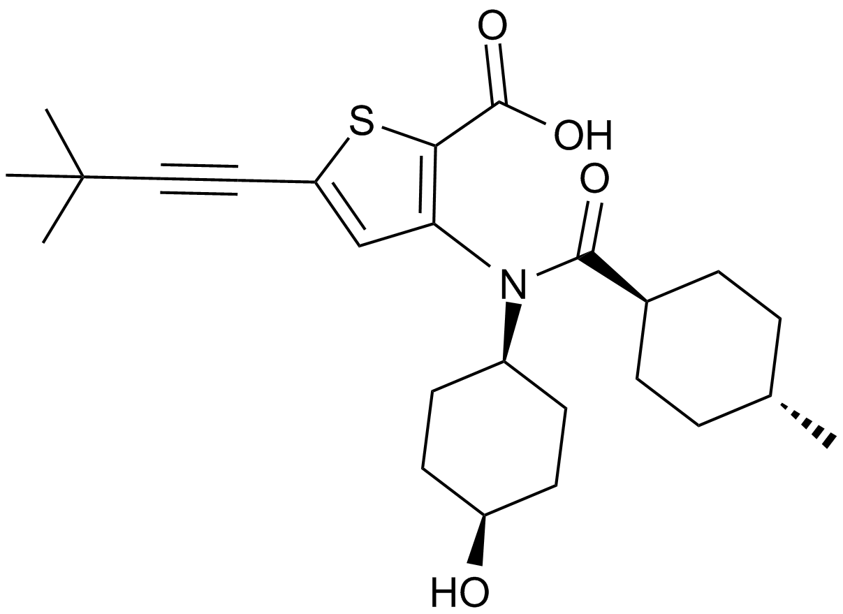 VX-222 (VCH-222, Lomibuvir) Chemical Structure