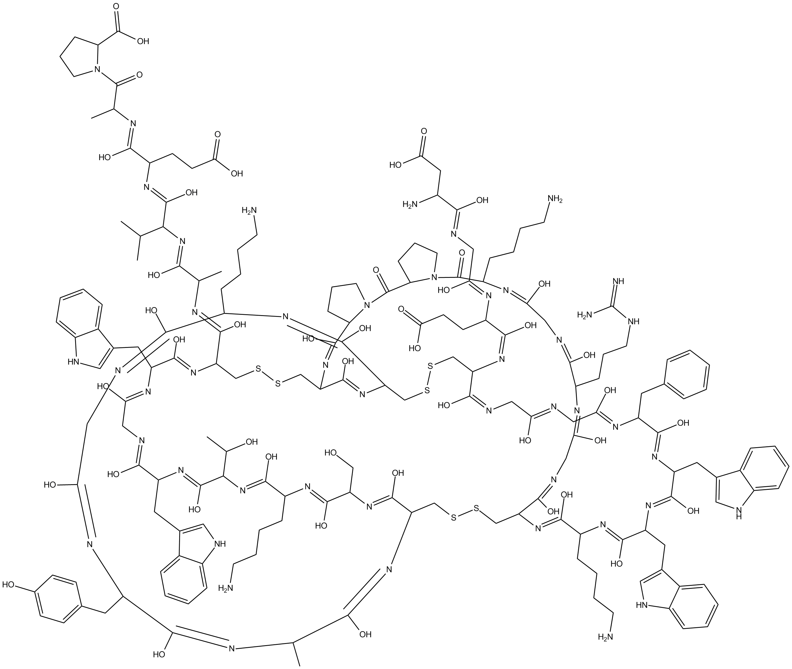 Jingzhaotoxin III  Chemical Structure