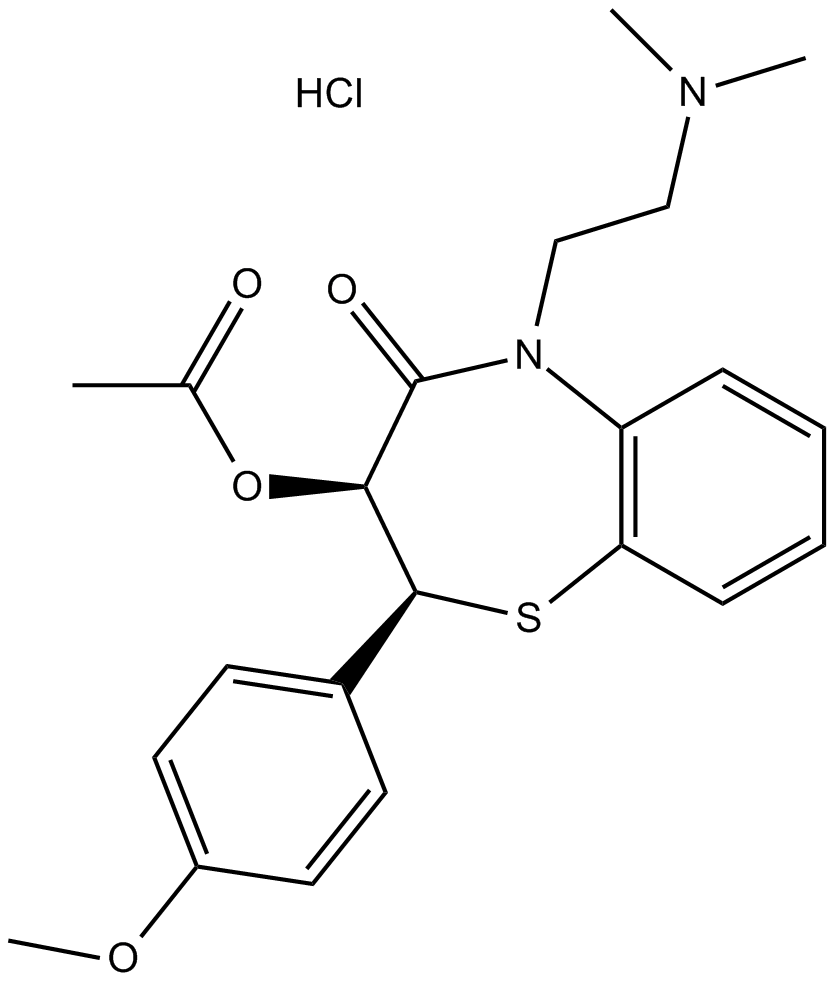 Diltiazem HCl Chemical Structure