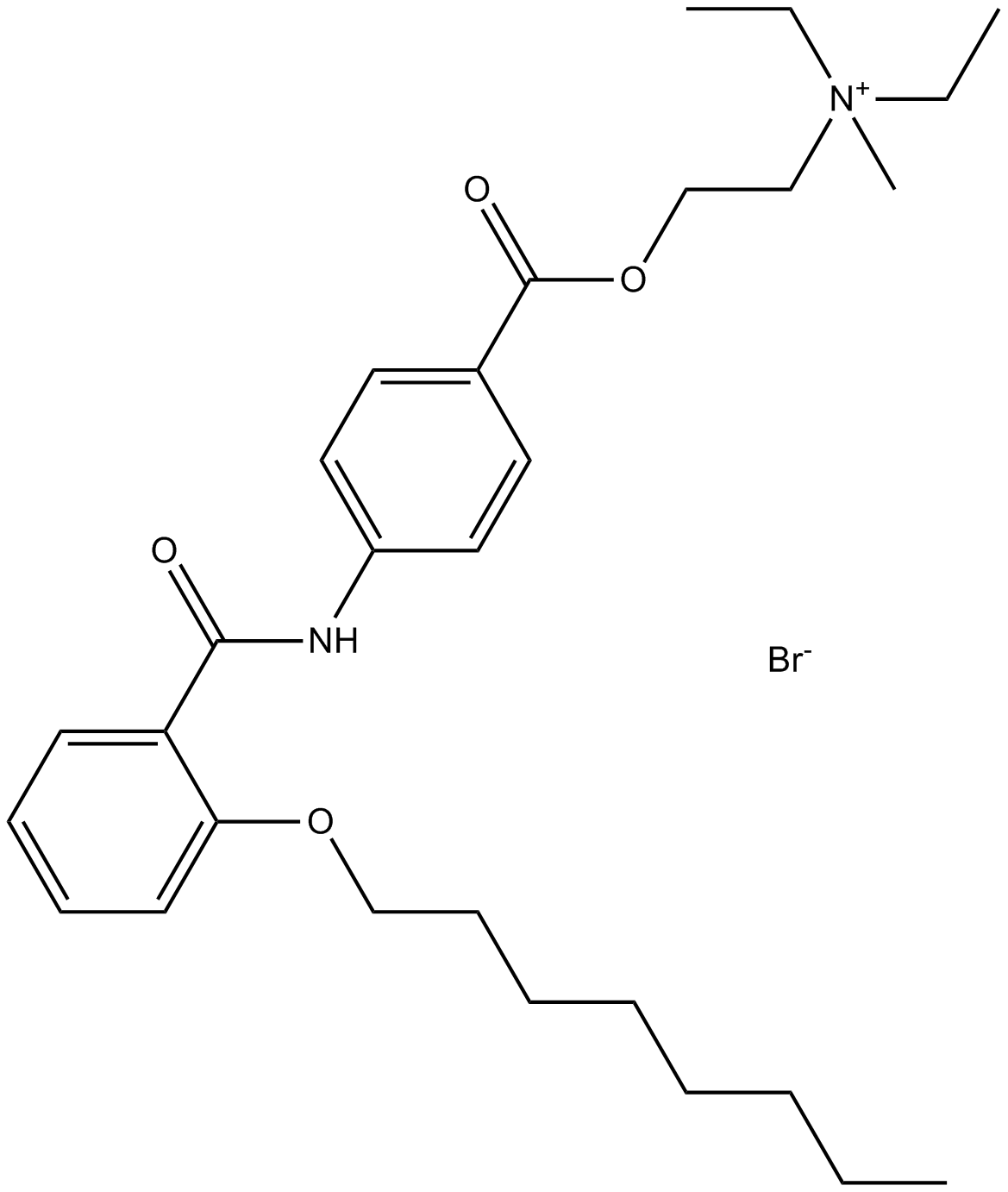 Otilonium Bromide 化学構造