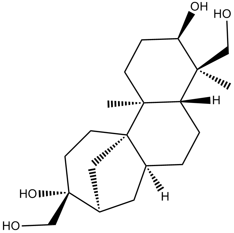 (+)-Aphidicolin 化学構造