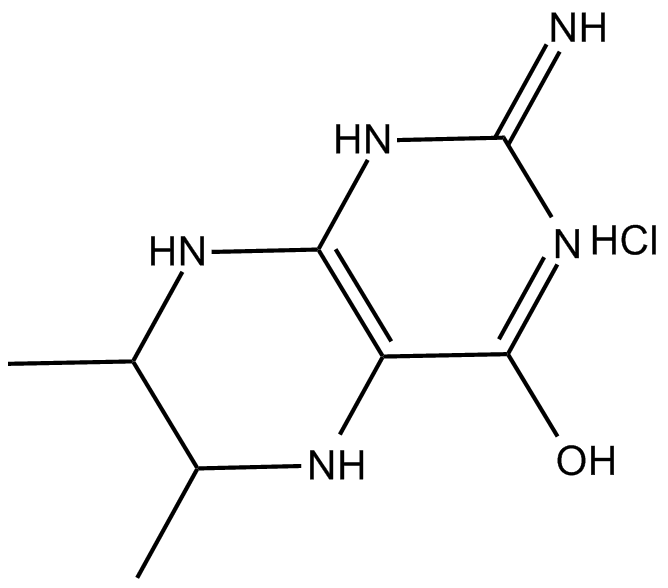 6,7-Dimethyltetrahydropterin (hydrochloride) 化学構造