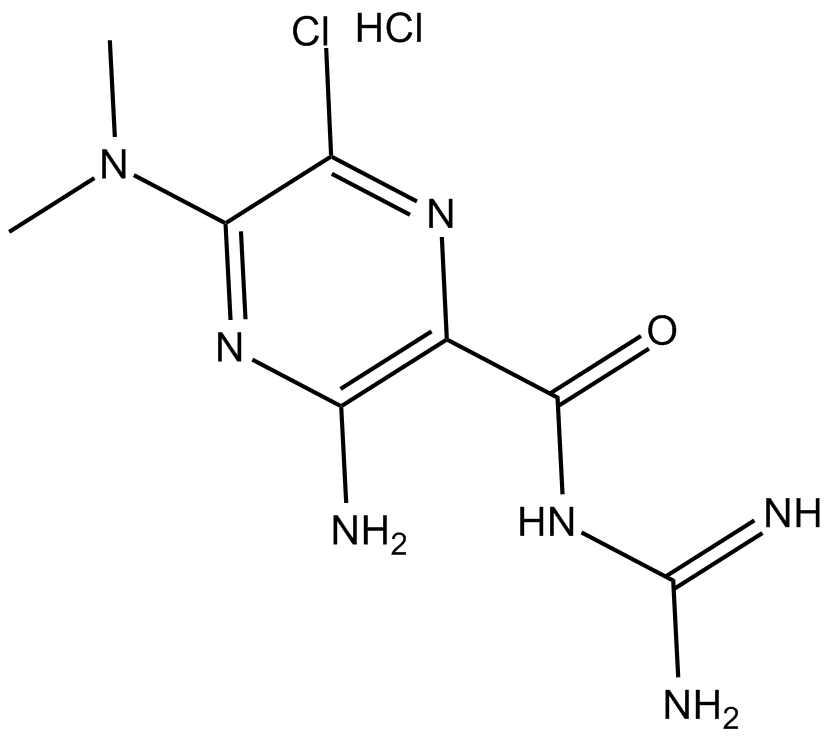 5-(N,N-dimethyl)-Amiloride (hydrochloride) 化学構造