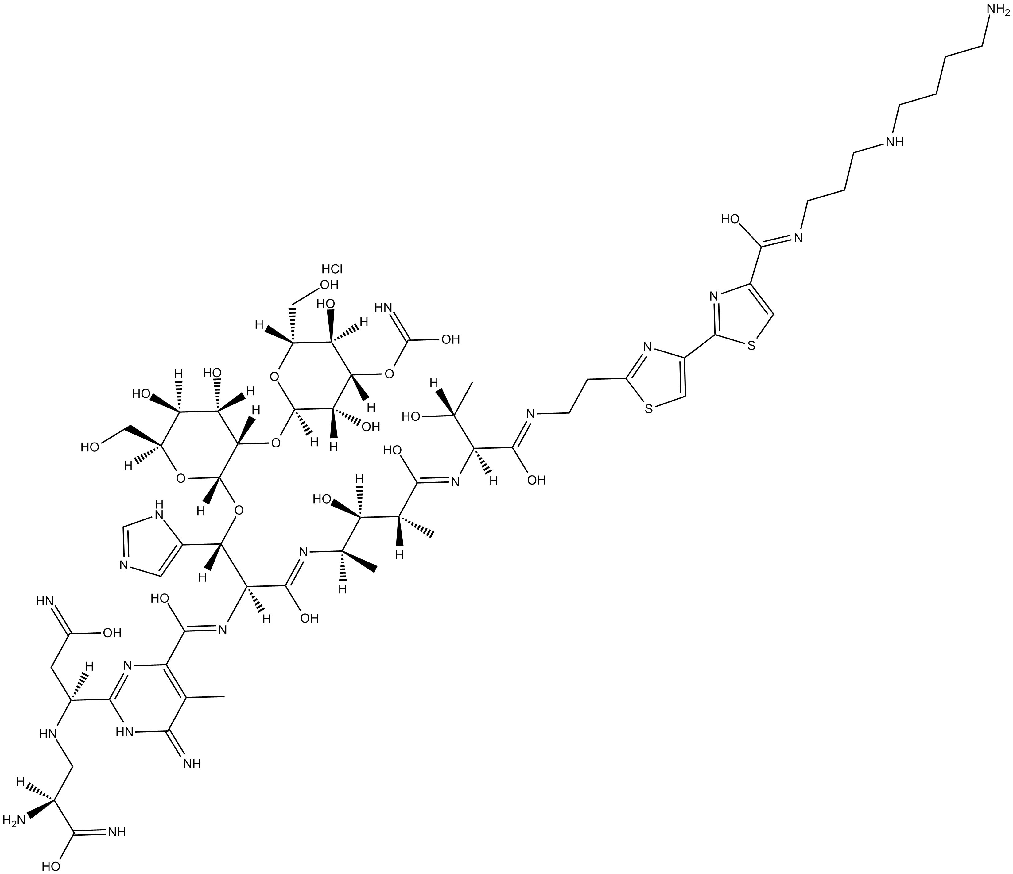Bleomycin A5 (hydrochloride)  Chemical Structure