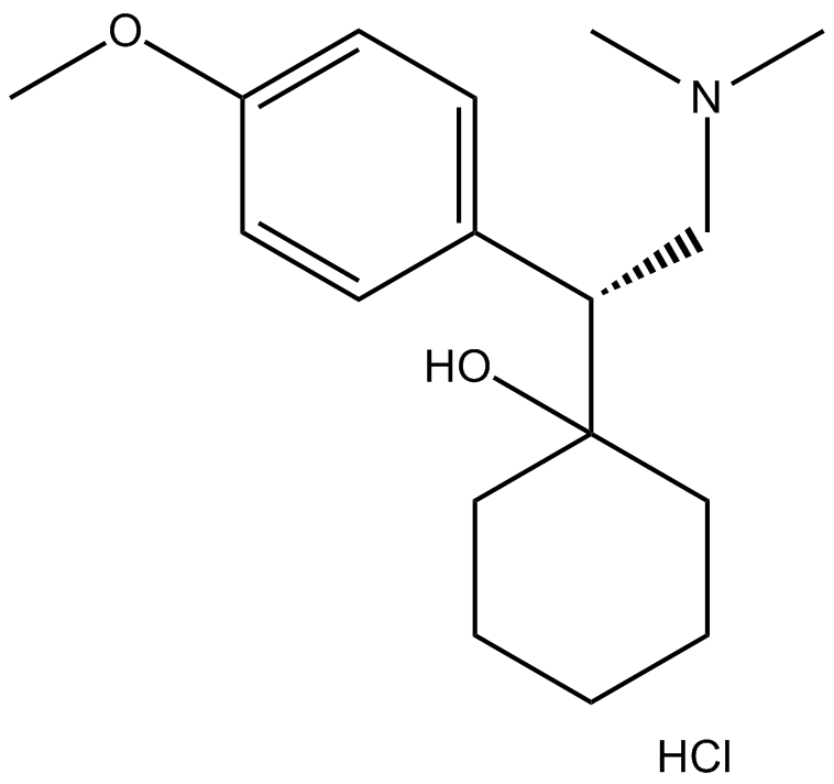 Venlafaxine hydrochloride Chemische Struktur