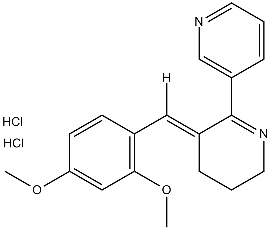 GTS 21 dihydrochloride التركيب الكيميائي
