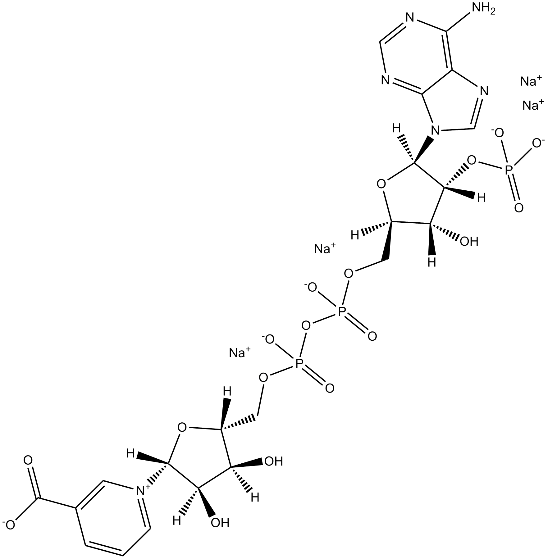 NAADP tetrasodium salt  Chemical Structure