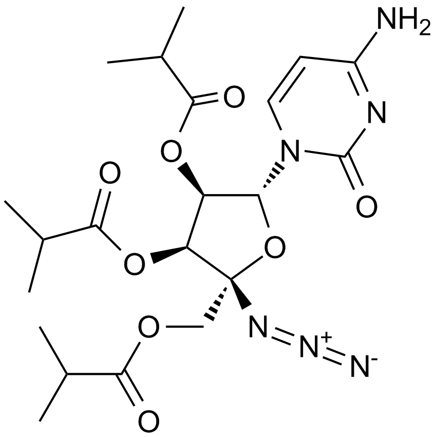 Balapiravir 化学構造