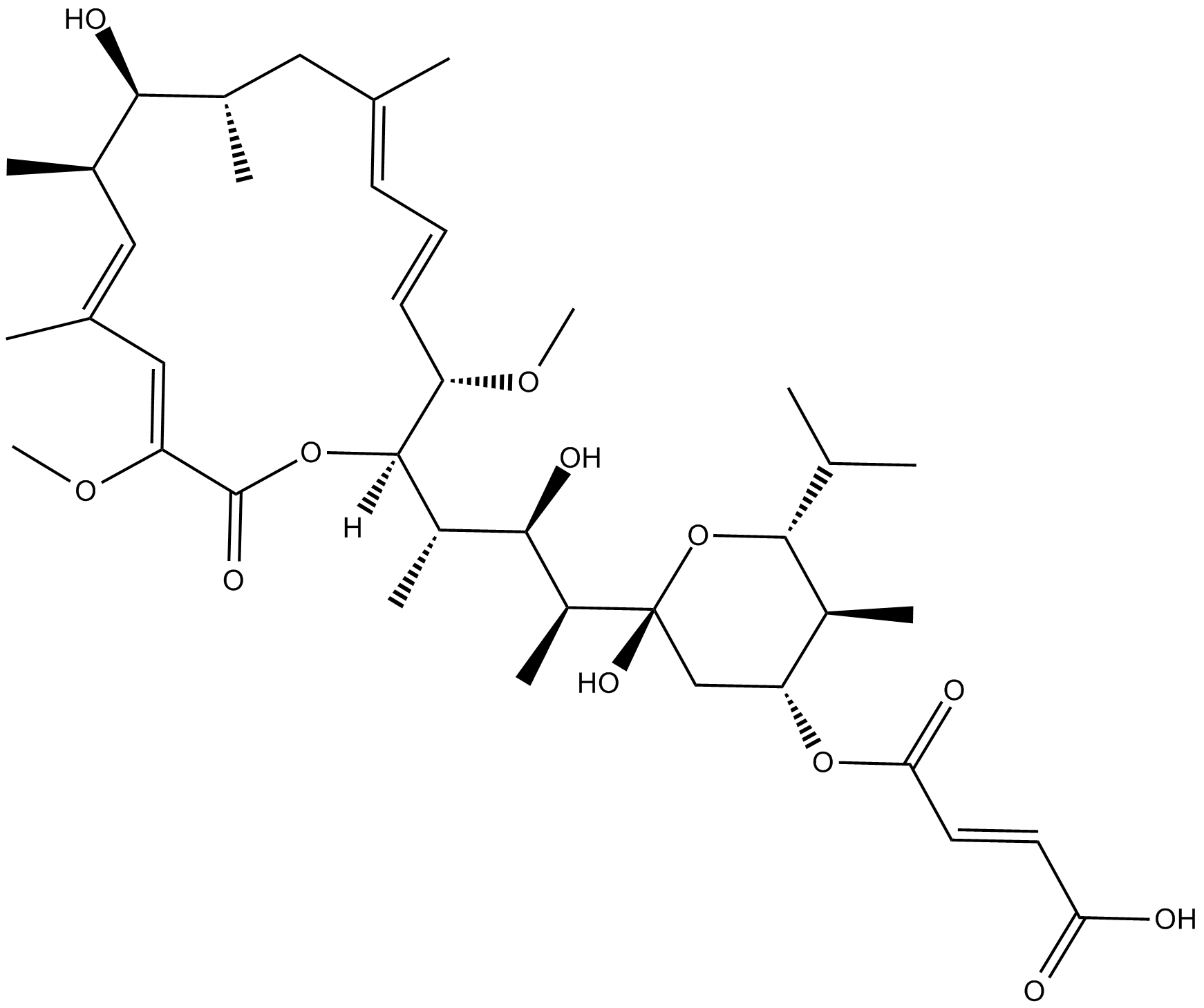 Bafilomycin C1 التركيب الكيميائي