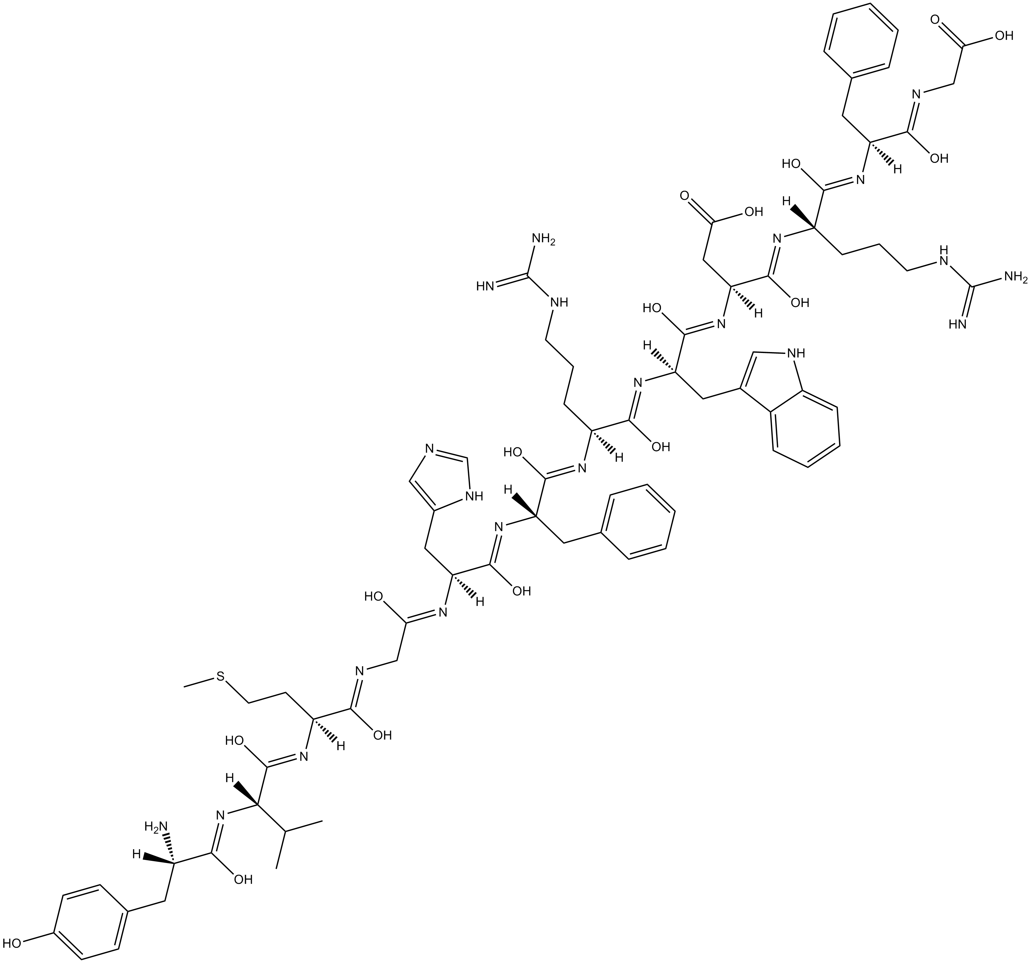 [D-Trp8]-γ-MSH  Chemical Structure
