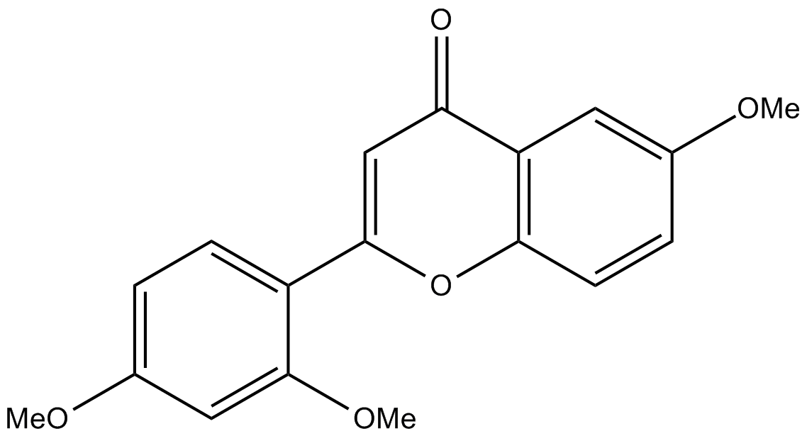 6,2',4'-Trimethoxyflavone Chemical Structure