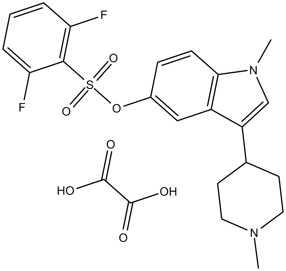 SGS 518 oxalate 化学構造