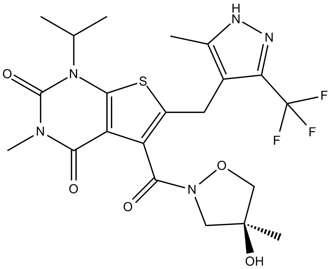 AZD 3965 化学構造